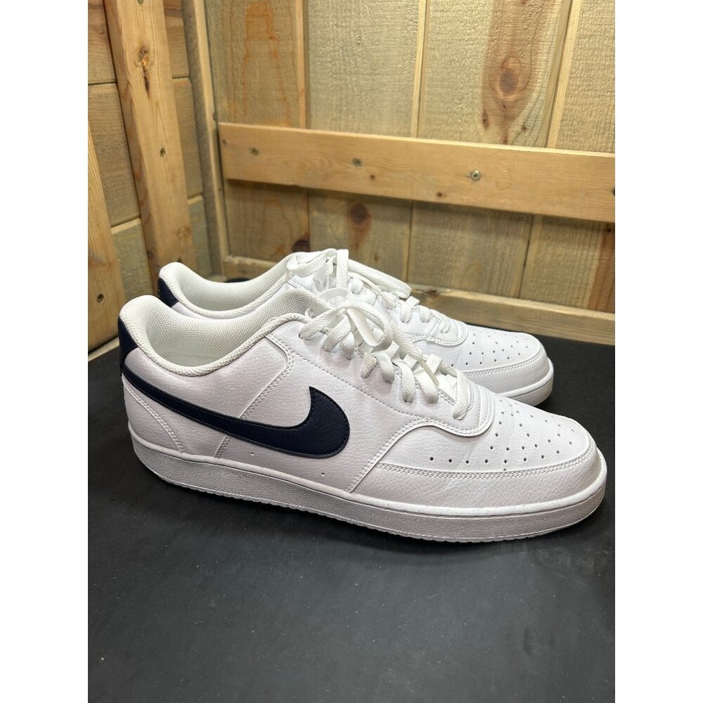 Nike Court Vision Low Next Nature NN Navy/White Mens Size 14